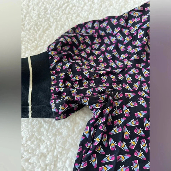 Zara Trafaluc Collection | Football Boot Tie Back Short Sleeve Top - Size XS - Picture 3 of 4